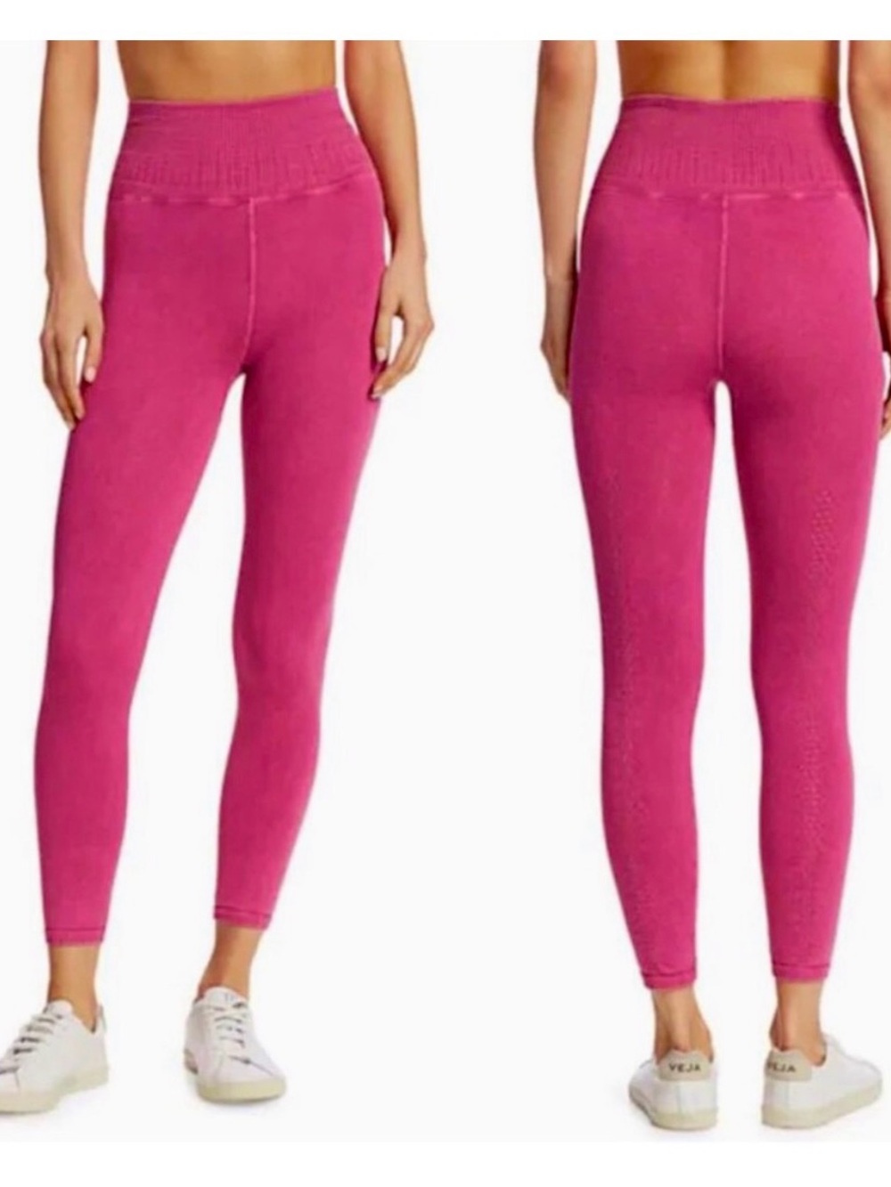 Free People Good Karma 7/8 Leggings- fuschia